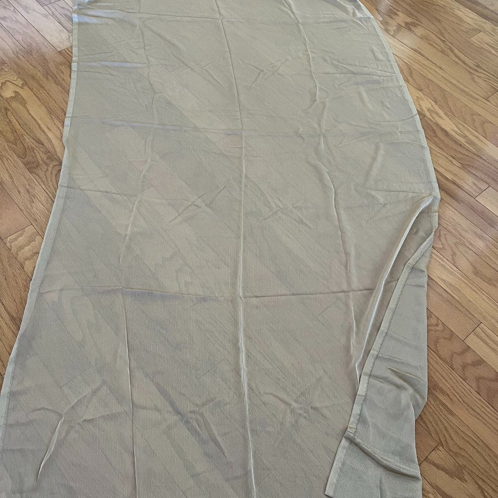 Nine sheer window treatment PERI window panels